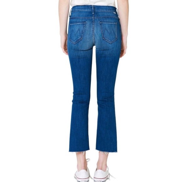 Mother Insider Crop Step Fray Hem, Second Thyme Around, Stretch Jeans - Picture 7 of 15